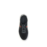 Gucci Black Fabric Athletic Sneakers