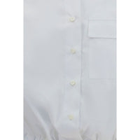 Brunello Cucinelli White Cotton Dress Shirt