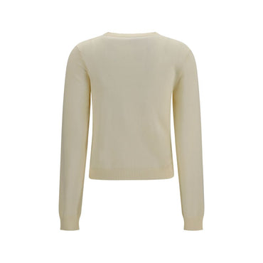 Ganni Beige Cotton Cardigan