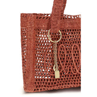 Chloé Brown Raffia Shoulder Bag