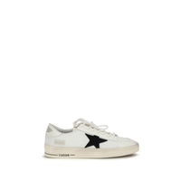 Golden Goose White Calf Leather Bos Taurus Sneakers