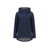 Herno Blue Polyester Shell Jacket