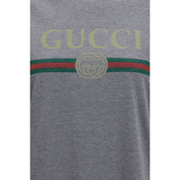 Gucci Gray Cotton T-Shirt