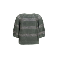 Brunello Cucinelli Bicolor Cotton Sweatshirt