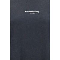 Alexander Wang Gray Cotton T-Shirt