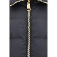 Balmain Black Viscose Full-Length Jacket
