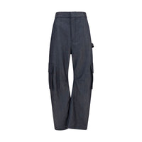 Balenciaga Blue Wool Oves Aries Cargo Pants