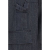 Balenciaga Blue Wool Oves Aries Cargo Pants