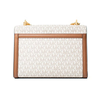 Michael Kors Beige Canvas Shoulder Bag