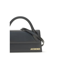 Jacquemus Black Calf Leather Bos Taurus Shoulder Bag