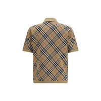 Burberry Beige Cotton Polo Shirt