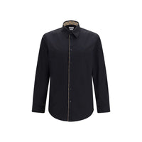 Burberry Black Cotton Dress Shirt