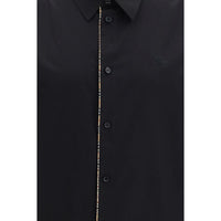 Burberry Black Cotton Dress Shirt