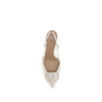 Valentino Garavani Beige Calf Leather Bos Taurus High Heel Pumps