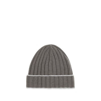 Brunello Cucinelli Bicolor Cashmere Beanie