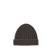 Brunello Cucinelli Brown Cashmere Beanie