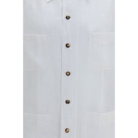 Brunello Cucinelli White Linen Shirt