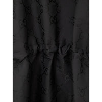 Gucci Black Polyester Trench Coat
