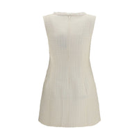 Self-Portrait Beige Polyamide Casual Dress
