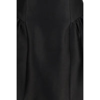 Self-Portrait Black Polyester Casual Dress