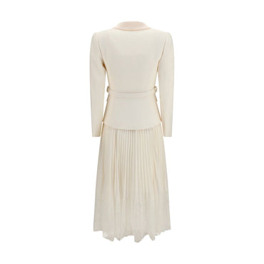 Self-Portrait Beige Polyester Cocktail Dress