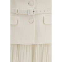 Self-Portrait Beige Polyester Cocktail Dress