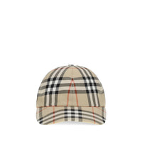 Burberry Beige Cotton Cap (Baseball Hat)
