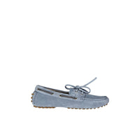 Brunello Cucinelli Blue Leather Moccassin