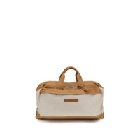 Brunello Cucinelli Beige Calf Leather Bos Taurus Luggage And Travel