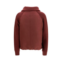 Brunello Cucinelli Bordeaux Polyester Full-Length Jacket