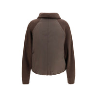 Brunello Cucinelli Brown Polyester Full-Length Jacket