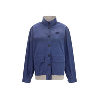 Miu Miu Blue Cotton Bomber