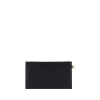 Saint Laurent Black Calf Leather Bos Taurus Wallet