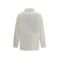 Burberry White Polyamide Shell Jacket