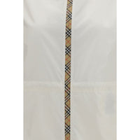 Burberry White Polyamide Shell Jacket