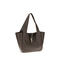 Saint Laurent Brown Calf Leather Bos Taurus Shoulder Bag