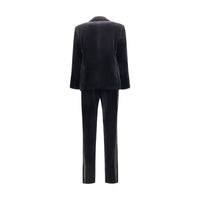 Ferragamo Black Cotton Tuxedo