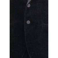 Ferragamo Black Cotton Tuxedo