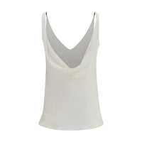 Brunello Cucinelli Beige Silk Blouse