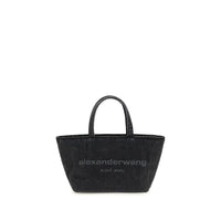 Alexander Wang Gray Cotton Shoulder Bag