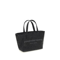Alexander Wang Gray Cotton Shoulder Bag