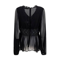 Zimmermann Black Viscose Blouse
