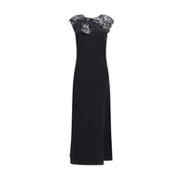 Ferragamo Black Silk Cocktail Dress