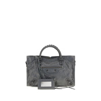Balenciaga Gray Lamb Ovis Aries Aries Shoulder Bag