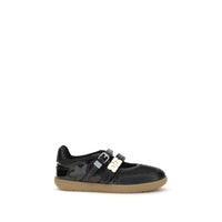 Ganni Black Polyester Ballet Flats