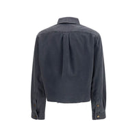 Miu Miu Gray Denim Shirt