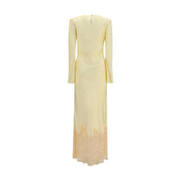 Self-Portrait Bicolor Viscose Cocktail Dress