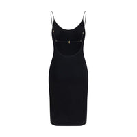 Saint Laurent Black Viscose Cocktail Dress