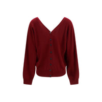 Lisa Yang Bordeaux Cashmere Cardigan