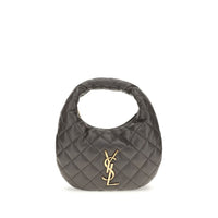Saint Laurent Gray Lamb Ovis Aries Aries Shoulder Bag